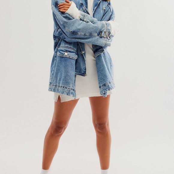 We the free denim barn coat - Picture 5 of 6